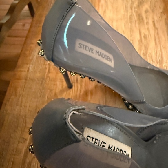 Steve Madden Vyper Gray Studded Women's Heels so sexy!!!☑️ - Picture 9 of 9